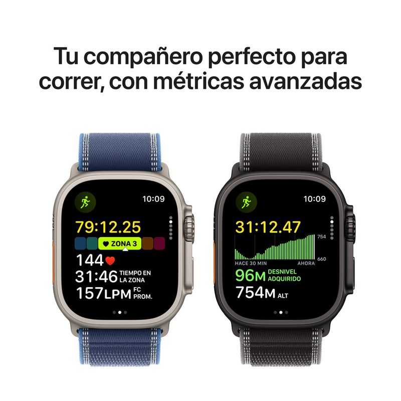 Apple Watch Ultra 3 GPS + Cellular Con Caja De Titanio de 49mm y Correa Ocean - Black Titanium