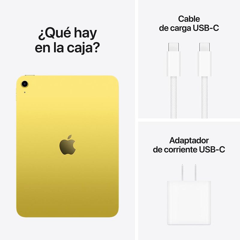 iPad 11 Pulgadas A16 Wi-Fi, 128GB - Amarrillo