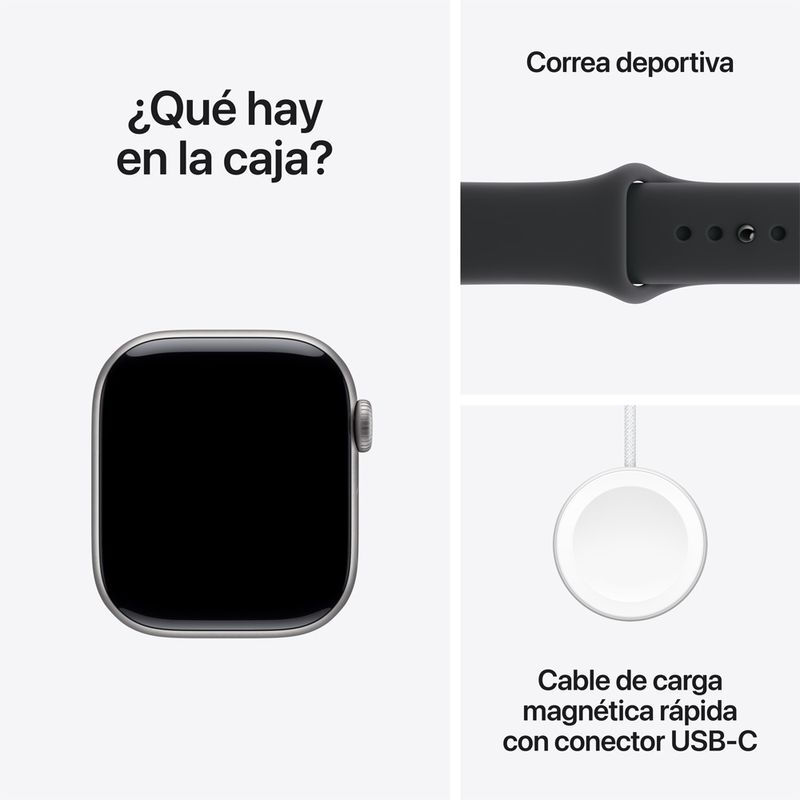 Apple Watch Series 11 GPS 46mm Correa Deportiva - Space Gray