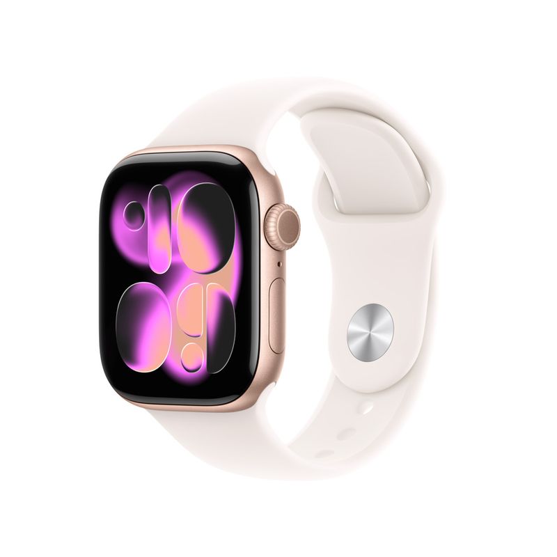Apple Watch Series 11 GPS 46mm Correa Deportiva - Rose Gold