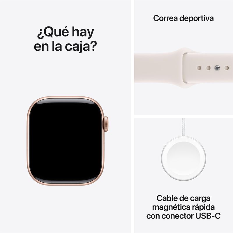 Apple Watch Series 11 GPS 46mm Correa Deportiva - Rose Gold