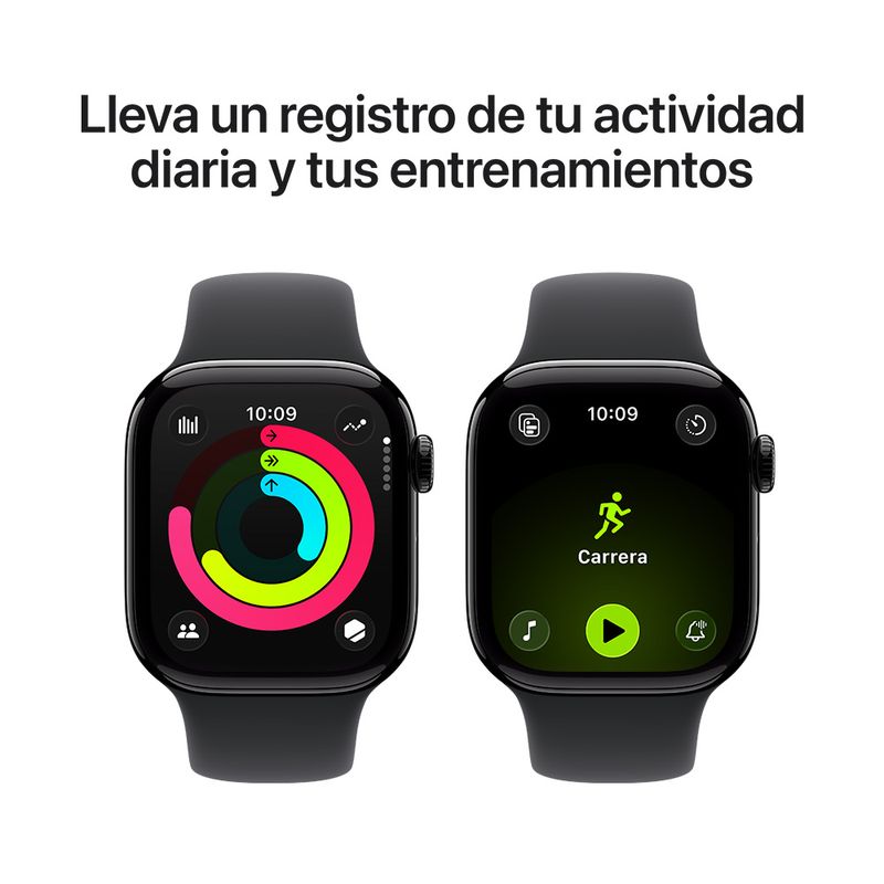 Apple Watch Series 11 GPS 42mm Correa Deportiva - Jet Black