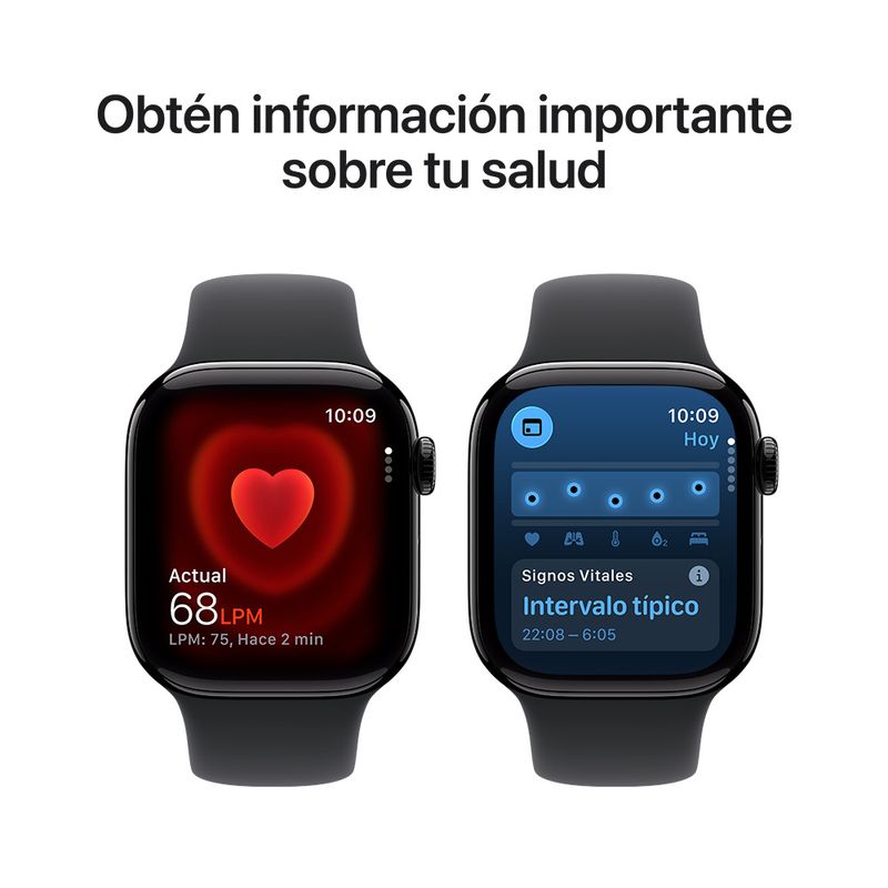 Apple Watch Series 11 GPS 42mm Correa Deportiva - Jet Black
