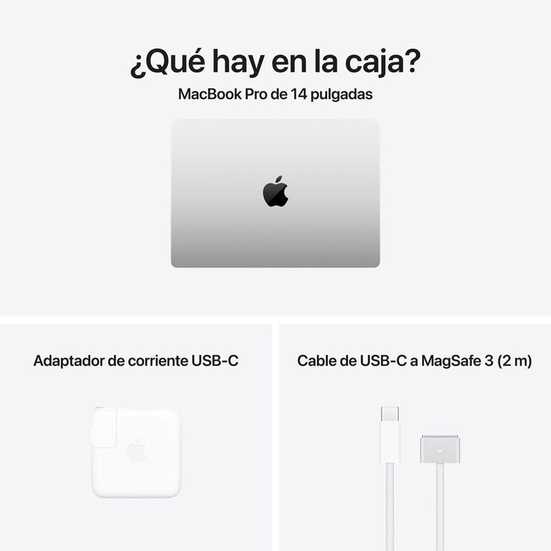 Macbook Pro 14″ M5 16GB RAM + 1TB SSD (Teclado Ingles) - Silver