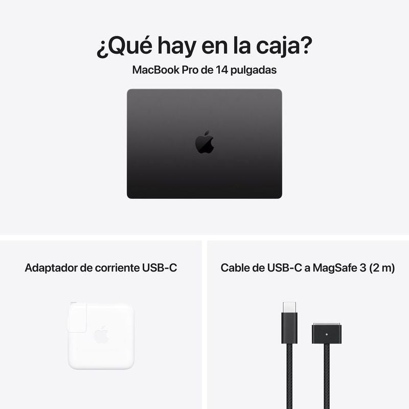 Macbook Pro 14″ M5 16GB RAM + 512GB SSD (Teclado Ingles) - Space Black