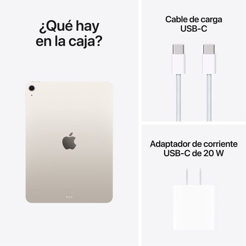 iPad Air 11″ Chip M4 Wifi 128GB - Blanco Estelar (2026)