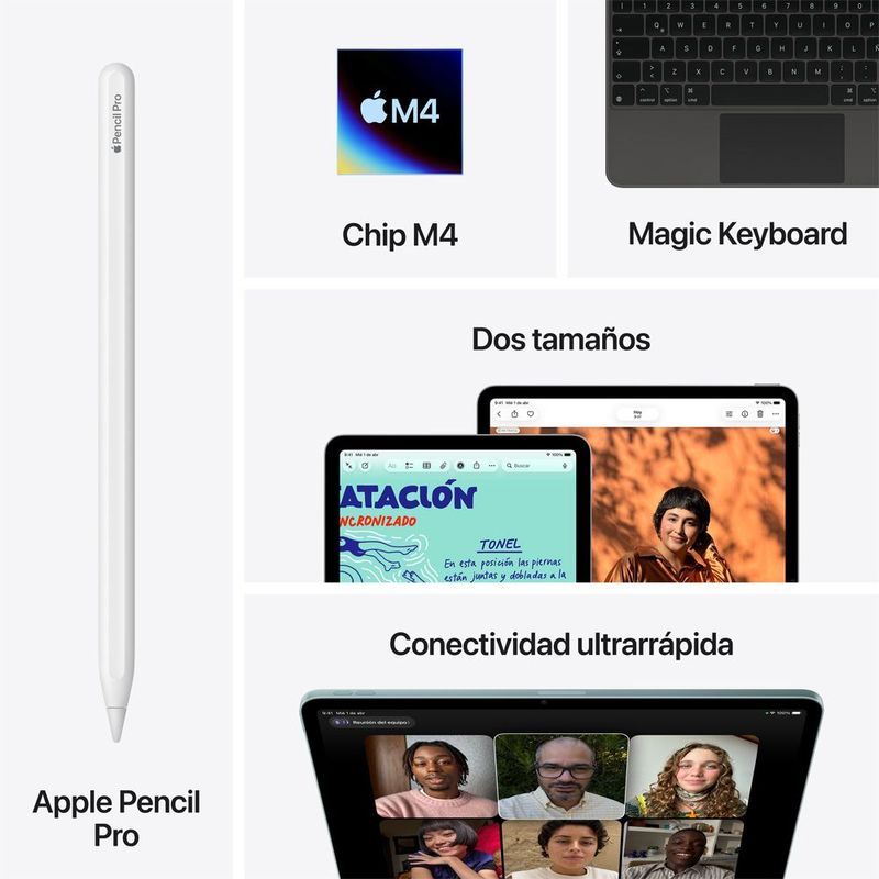 iPad Air 11″ Chip M4 Wifi 256GB - Gris Espacial (2026)