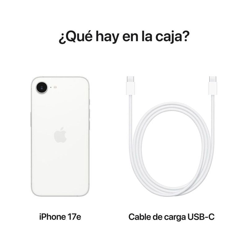 iPhone 17e 256GB eSIM - Blanco (2026)
