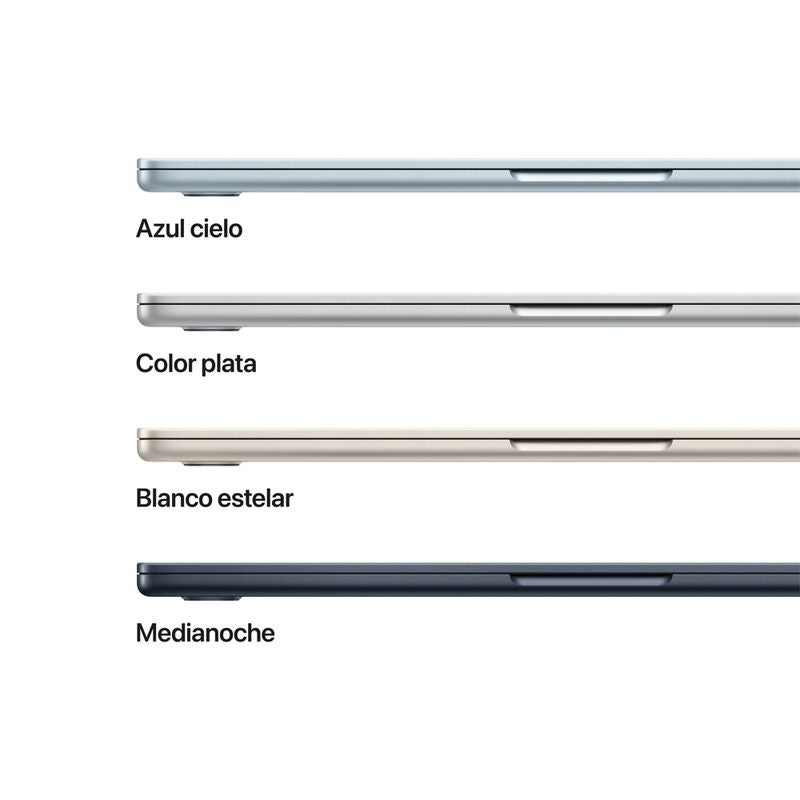 MacBook Air M5 13” 16GB RAM + 512GB (Teclado Ingles) - Midnight (2026)