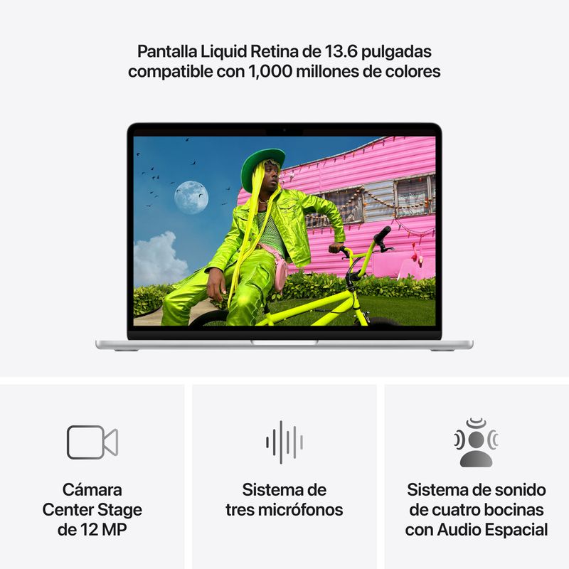 MacBook Air M5 13” 16GB RAM + 512GB (Teclado Ingles) - Silver (2026)