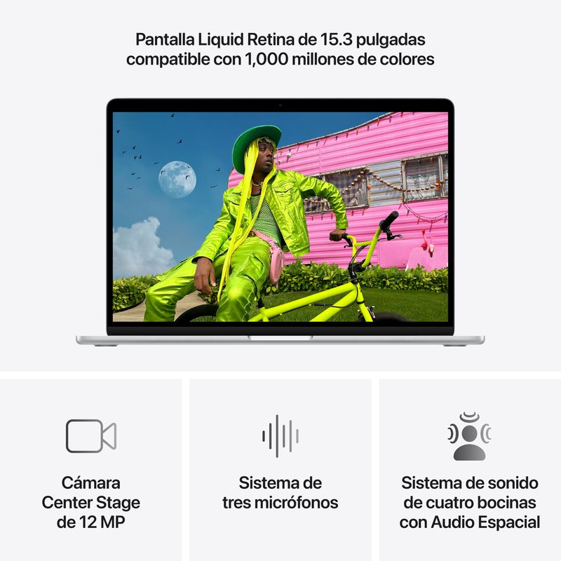 MacBook Air M5 15” 16GB RAM + 512GB (Teclado Ingles) - Silver (2026)