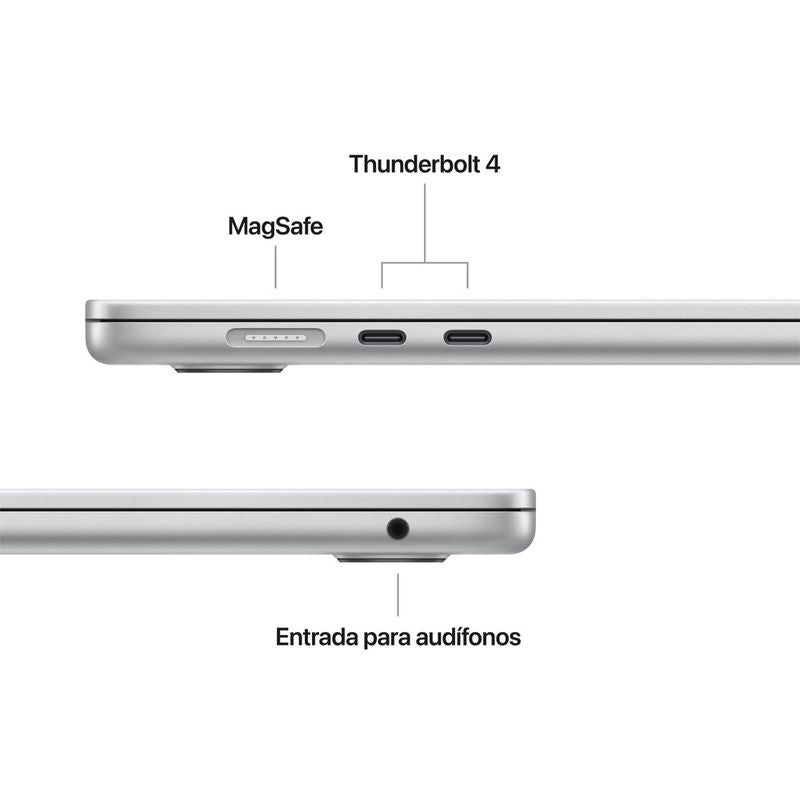 MacBook Air M5 15” 16GB RAM + 512GB (Teclado Ingles) - Silver (2026)