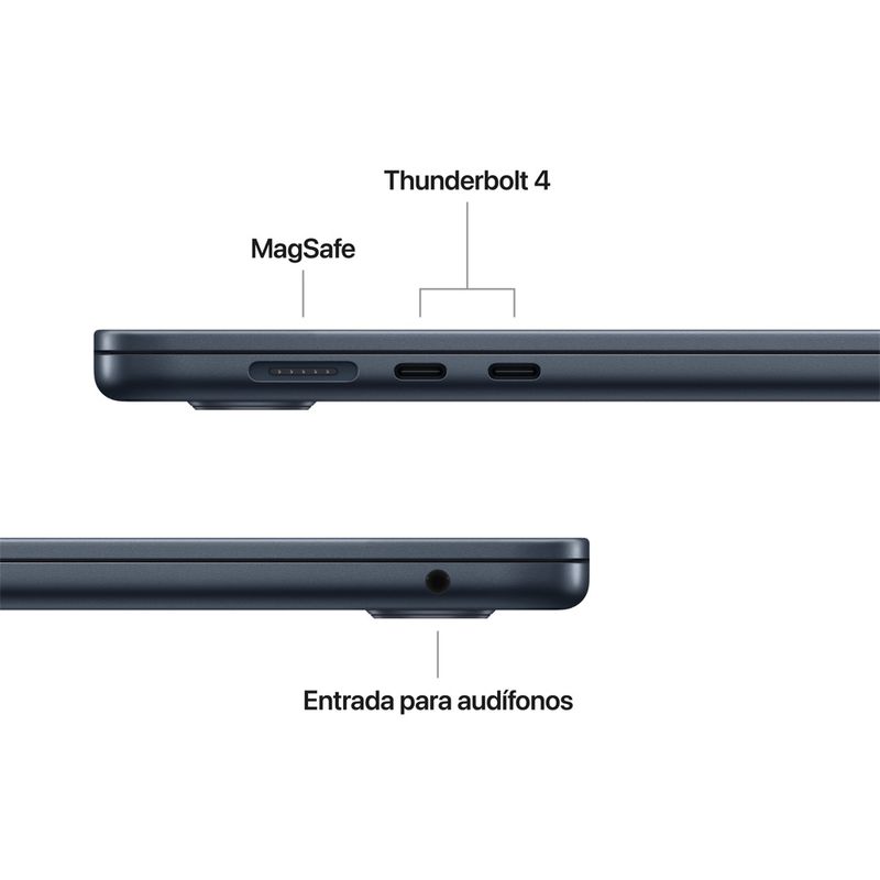 MacBook Air M5 15” 16GB RAM + 512GB (Teclado Ingles) - Midnight (2026)